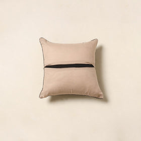 Beige - kalamkari cotton cushion cover 99 - handcrafted