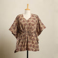 Buy Kalamkari Block Print Cotton Kaftan