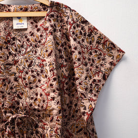 Beige - kalamkari cotton kids kaftan (3-4 years) 43