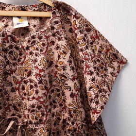 Beige - kalamkari cotton kids kaftan (3-4 years) 44