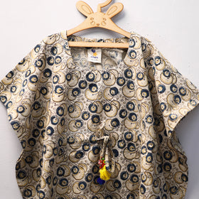 Beige - kalamkari cotton kids kaftan (3-4 years) 68