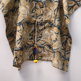 Beige - kalamkari cotton kids kaftan (3-4 years) 73