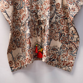 Beige - kalamkari cotton kids kaftan (3-4 years) 76