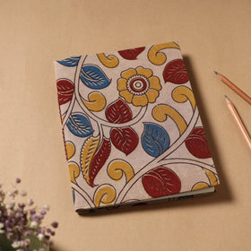 Buy Kalamkari Fabric Cover Handmade Paper Notebook Online at iTokri.com