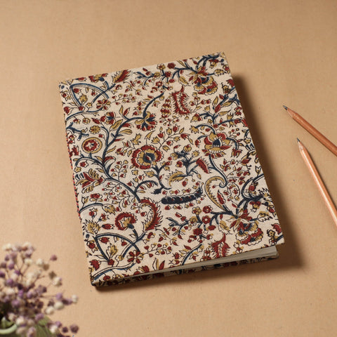  Kalamkari Fabric Cover Handmade Paper Notebook 