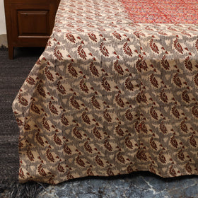 Kalamkari patchwork cotton bedsheet set 55 - handcrafted