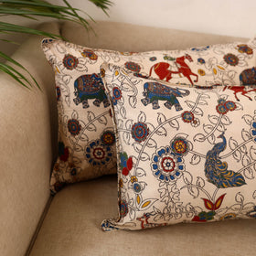 Kalamkari pillow cover (set of 2) 29 - handcrafted