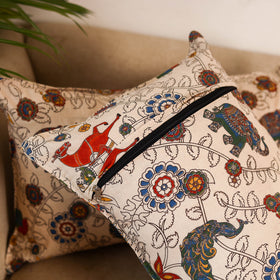 Kalamkari pillow cover (set of 2) 29 - handcrafted