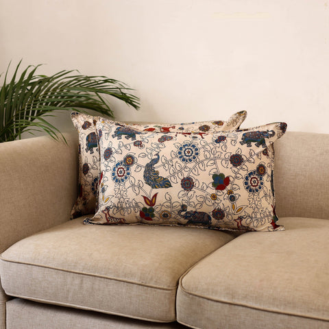 Kalamkari pillow cover (set of 2) 29 - handcrafted