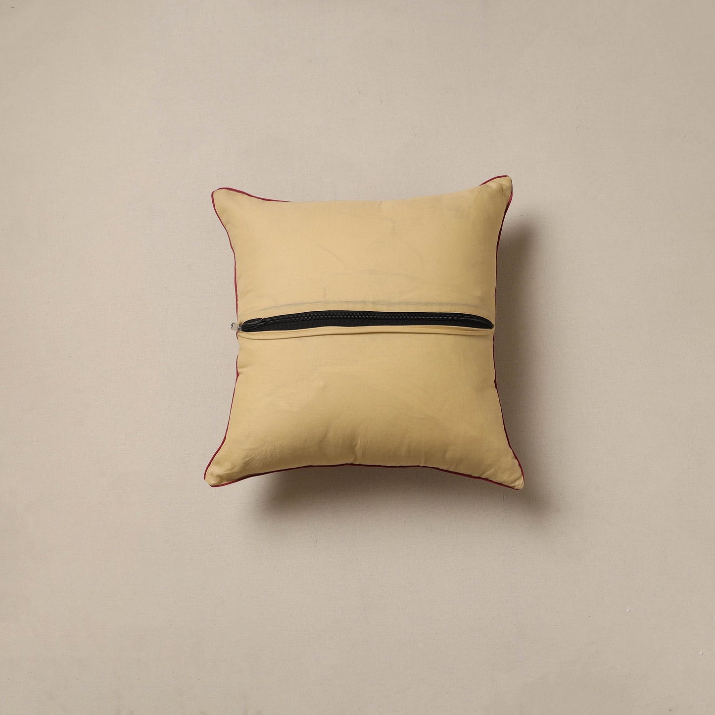 Hand kalamkari cushion cover 48 - handcrafted