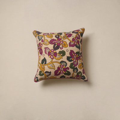 Hand kalamkari cushion cover 48 - handcrafted