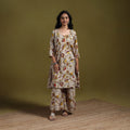 Kalamkari printed cotton 2pc kurta set for women 04