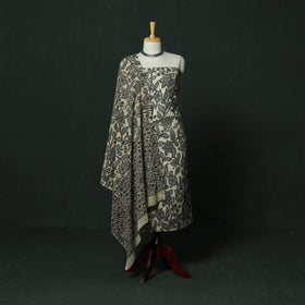 Kalamkari printed cotton 2pc unstitched dress material 01