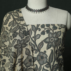 Kalamkari printed cotton 2pc unstitched dress material 01