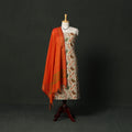 Kalamkari printed cotton 2pc unstitched dress material