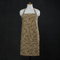 Beige Kalamkari Block Printed Cotton Apron 