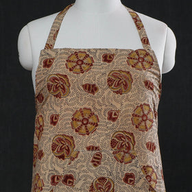 Beige Kalamkari Block Printed Cotton Apron 
