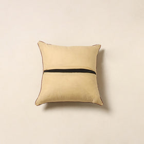 Beige - kalamkari printed cotton cushion cover 62