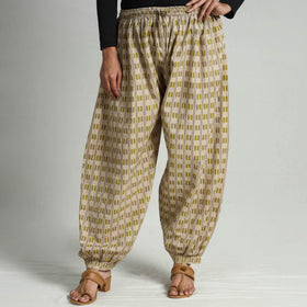 Buy Kalamkari Printed Cotton Elasticated Afghani Salwar Online at iTokri.com