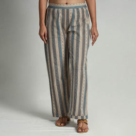  Kalamkari Printed Cotton Elasticated Palazzo 