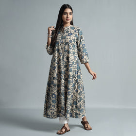  Kalamkari Printed Cotton Kurta For Women