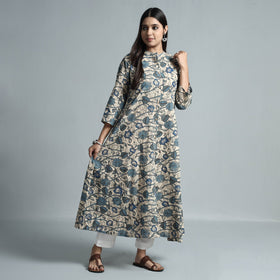  Kalamkari Printed Cotton Kurta For Women