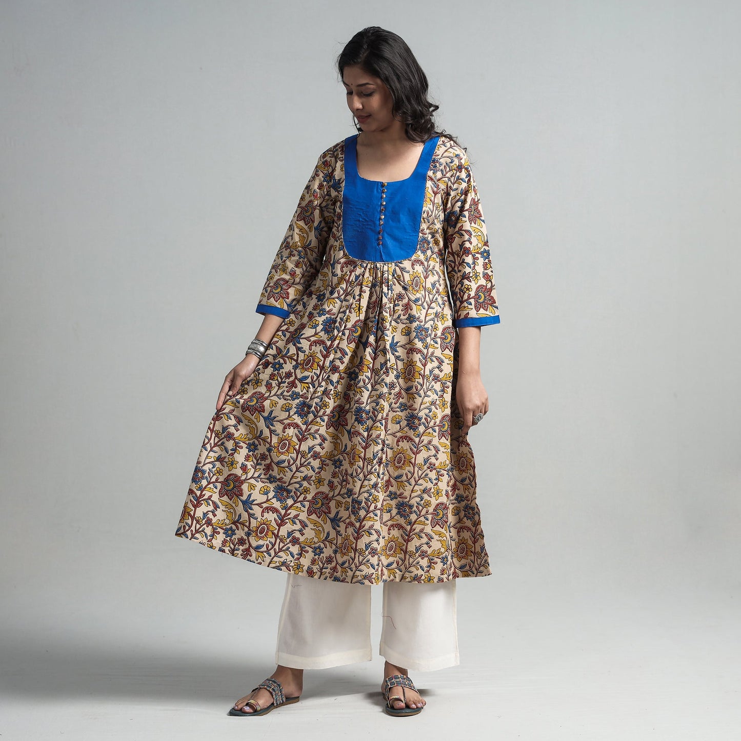 kalamkari printed kurta