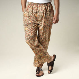 Buy  Kalamkari Block Printed Cotton Men’s Pyjama Online l iTokri.com
