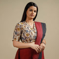 Buy Kalamkari Printed Cotton Stitched Blouse 