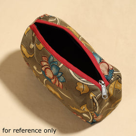  Kalamkari Printed Cotton Toiletry Pouch 03 