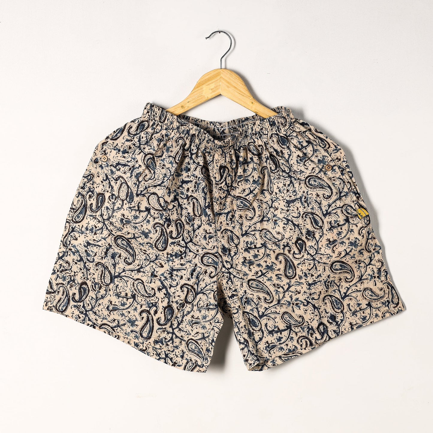  Kalamkari Block Printed Cotton Unisex Boxer/Shorts 