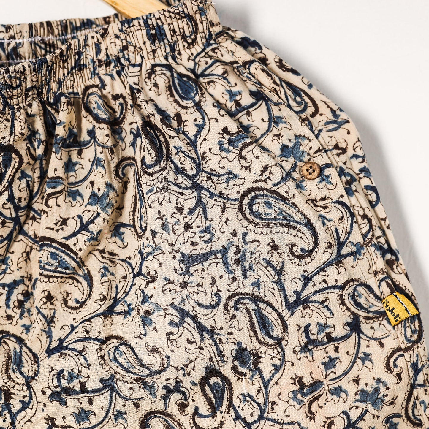  Kalamkari Block Printed Cotton Unisex Boxer/Shorts 
