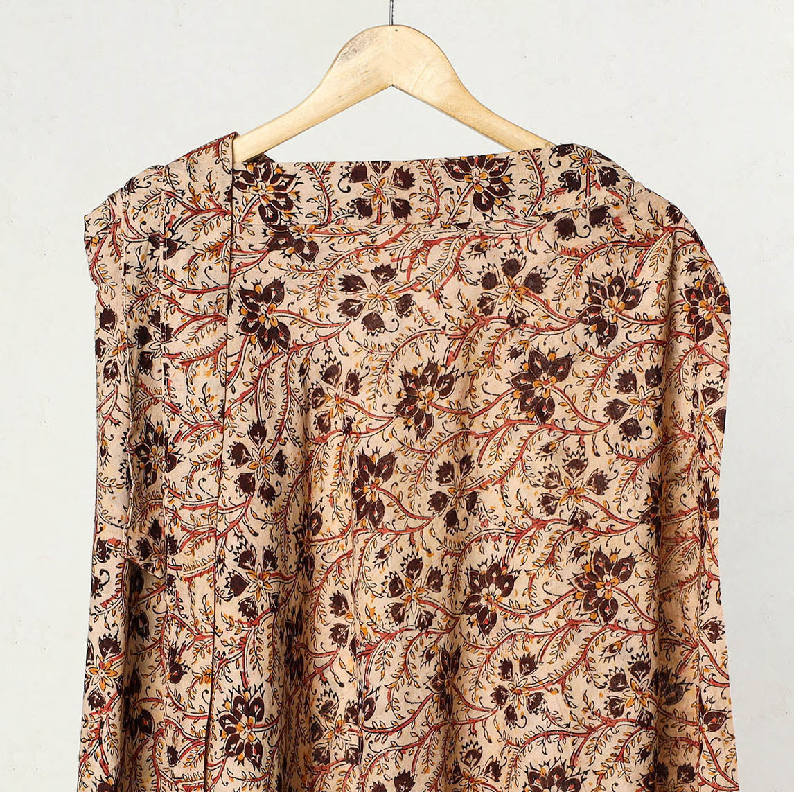  Kalamkari Block Printed Cotton Wrap Around Skirt 11 Online at iTokri.com