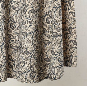 Beige - kalamkari printed cotton wrap around skirt 14