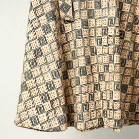  Kalamkari Block Printed Cotton Wrap Around Skirt at iTokri.com