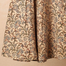  Kalamkari Block Printed Cotton Wrap Around Skirt 