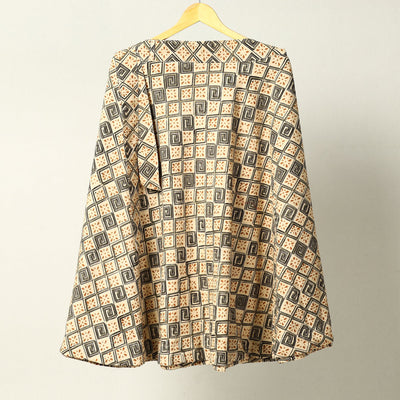  Kalamkari Block Printed Cotton Wrap Around Skirt at iTokri.com