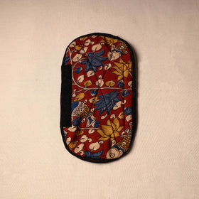 Buy Kalamkari Block Printed Beige Handmade Fridge Handle Cover 29