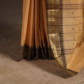 Beige - kandangi buti chettinad cotton saree with border 52