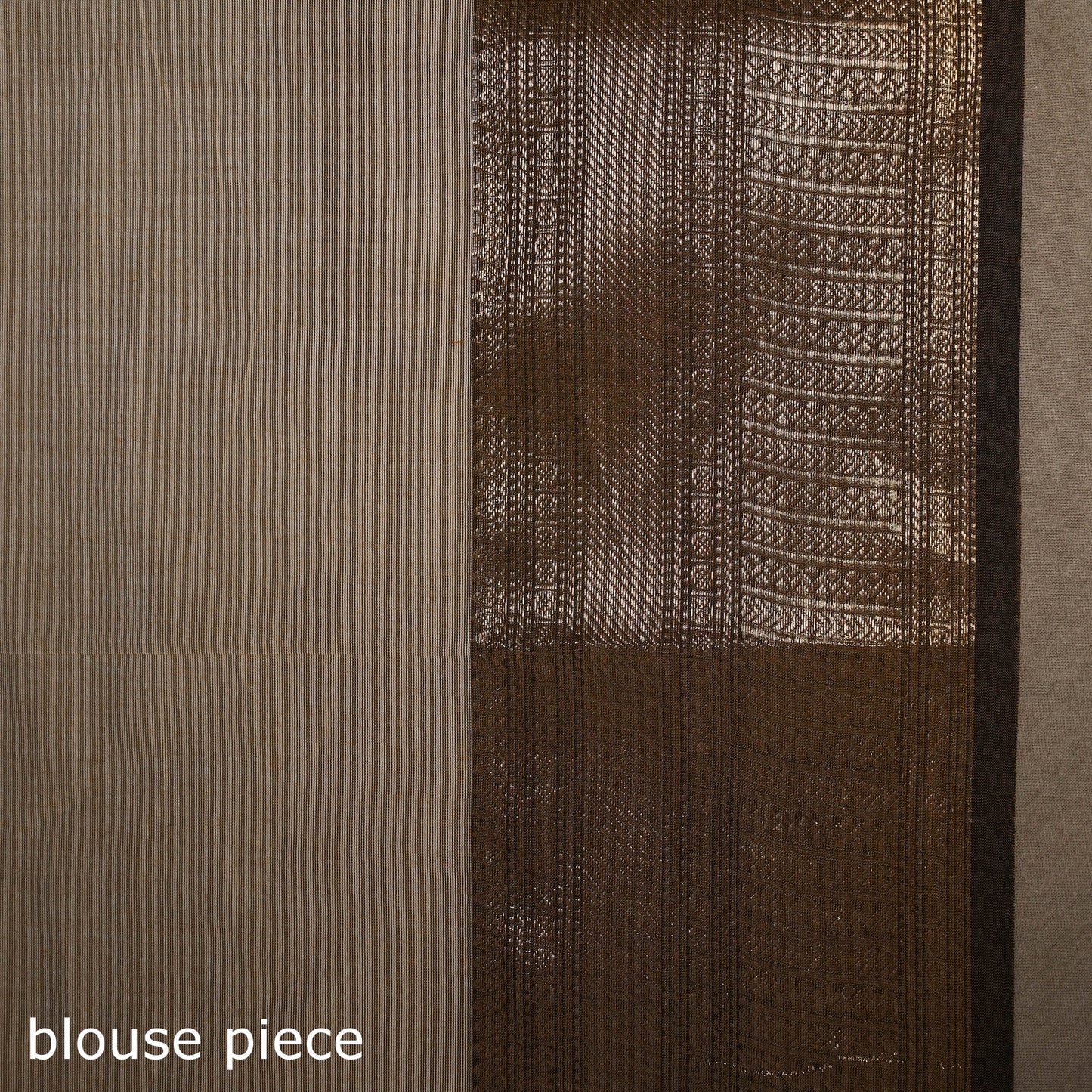 Beige - kandangi buti chettinad cotton saree with border 54