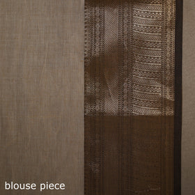 Beige - kandangi buti chettinad cotton saree with border 54