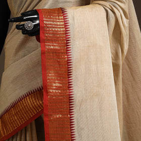 Beige - kandangi chettinad cotton saree with border 69