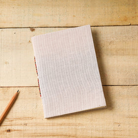     Kantha Stitch Fabric Cover Handmade Paper Notebook (7 x 5 in)   