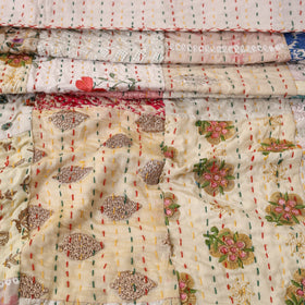 Khambadiya tagai patchwork quilt / gudri / blanket (108 x