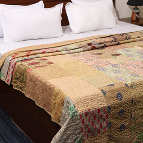 Khambadiya tagai patchwork quilt / gudri / blanket (108 x