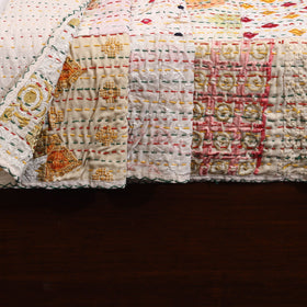 Khambadiya tagai patchwork quilt / gudri / blanket (108 x