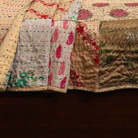 Khambadiya tagai patchwork quilt / gudri / blanket (108 x