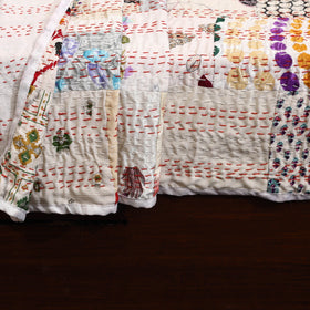 Khambadiya tagai patchwork quilt / gudri / blanket (109 x