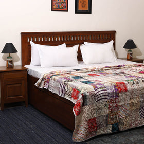 Khambadiya tagai patchwork quilt / gudri / blanket (109 x