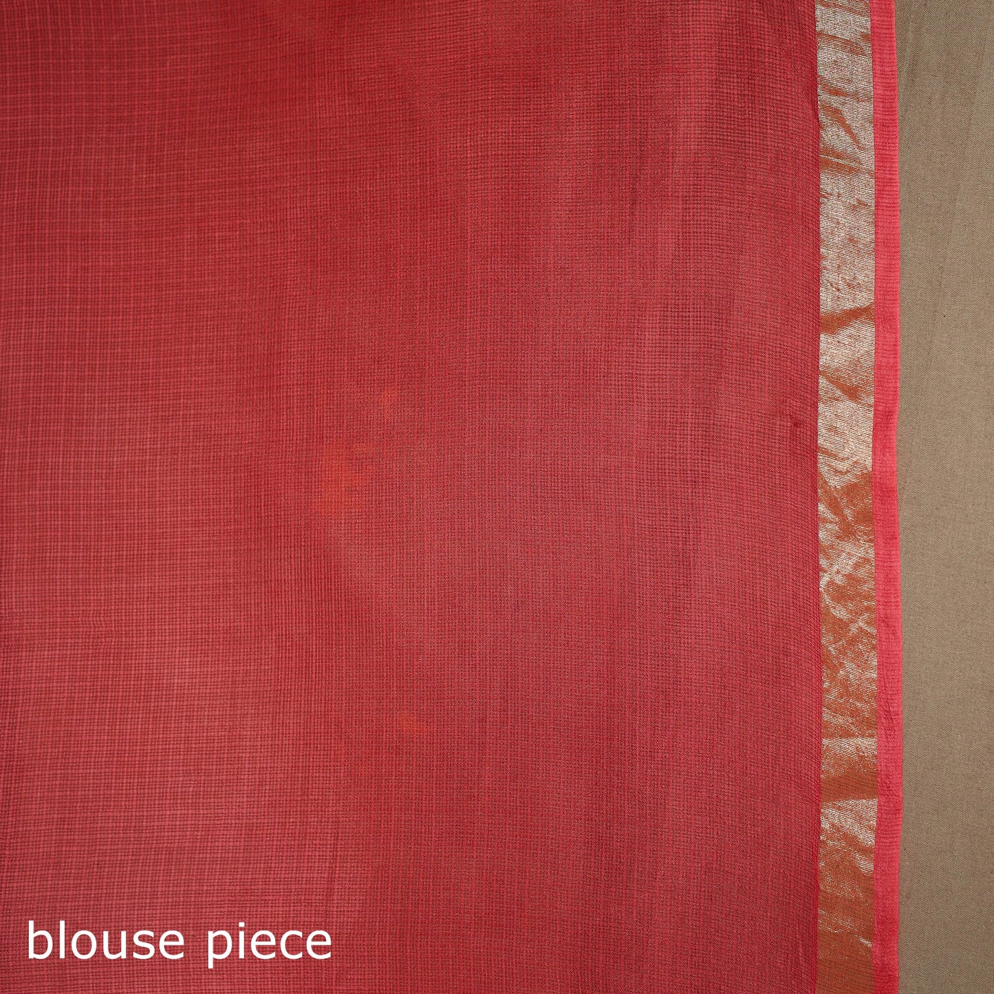 Beige - kota doria silk tie-dye shibori saree 02